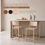 Tabouret de comptoir en bois massif Aniek-1170113233-1139794508