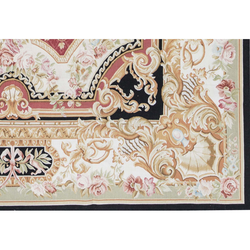 Aubusson One-of-a-Kind 9'1" X 12'1" Area Rug