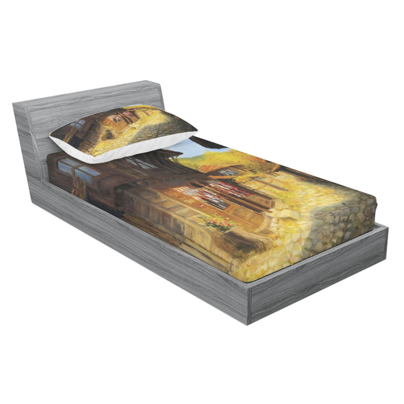 Microfiber Sheet Set, Twin XL Sheet Set with Fitted Sheet