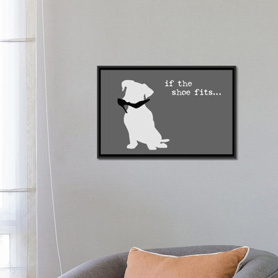 « chaussures pour le iii » par chien is good et cat is good, reproduction d’impression sur toile tendue