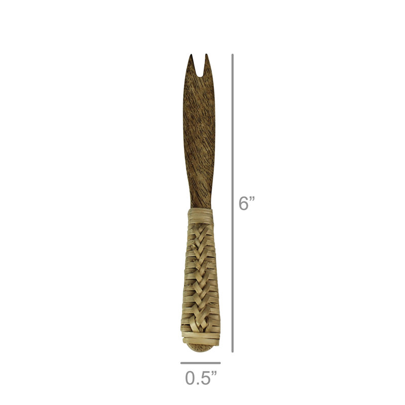 Fourchette de service en bois Aprea
