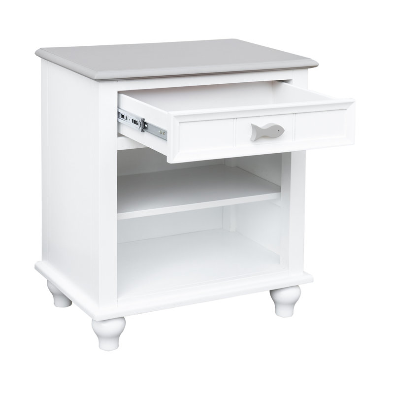Remer 26'' W Nightstand, Gray