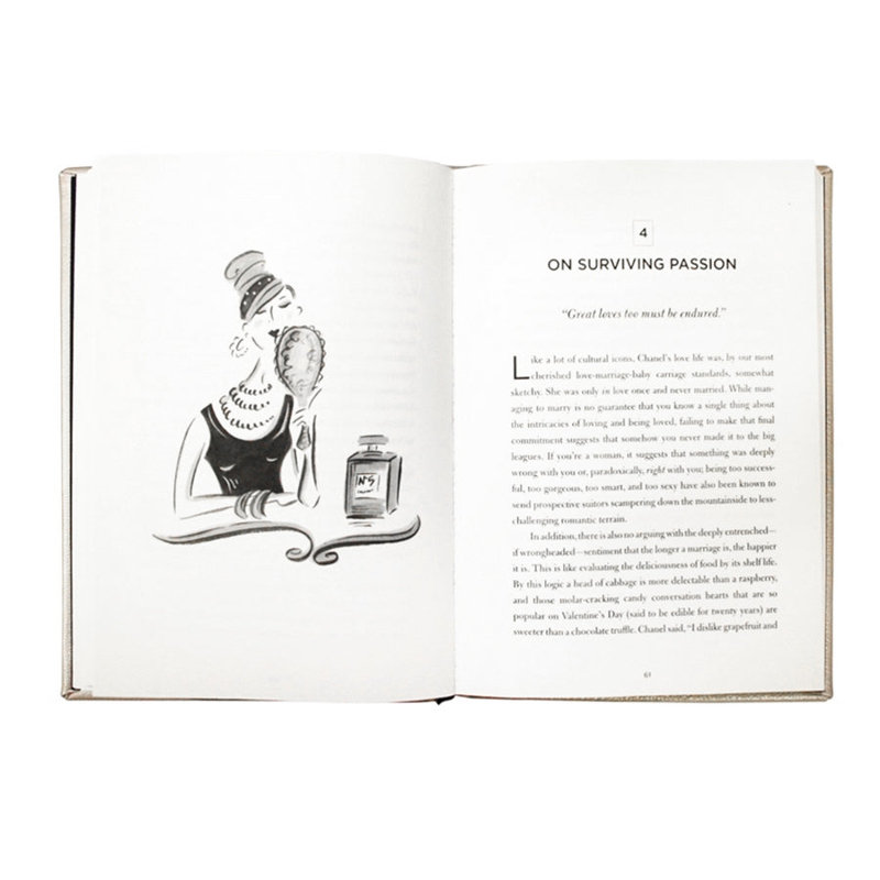 The Gospel According to Coco Chanel Leather Bound Book