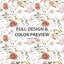 Ensemble de literie 6 pièces Floral-131229656