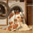 Machine Washable Olney Stuffed Grape Leaves Global Inspired Block Print Rug in Beige – Beige Binding-1906158827