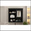Armoire murale de salle de bain 32 po avec miroir, armoire à pharmacie murale avec 4 tablettes, armoire de rangement avec porte à miroir et tablettes réglables