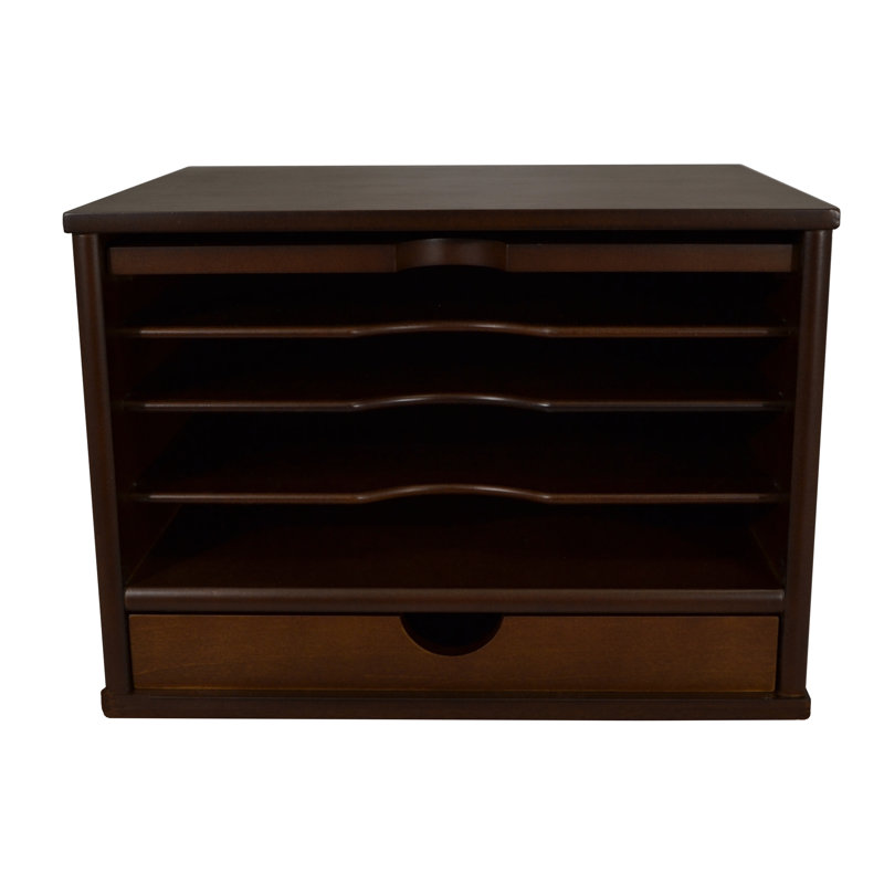 Rangement de bureau Russ, Naturel, H 9,25 po x l 13 po x p 10,5 po