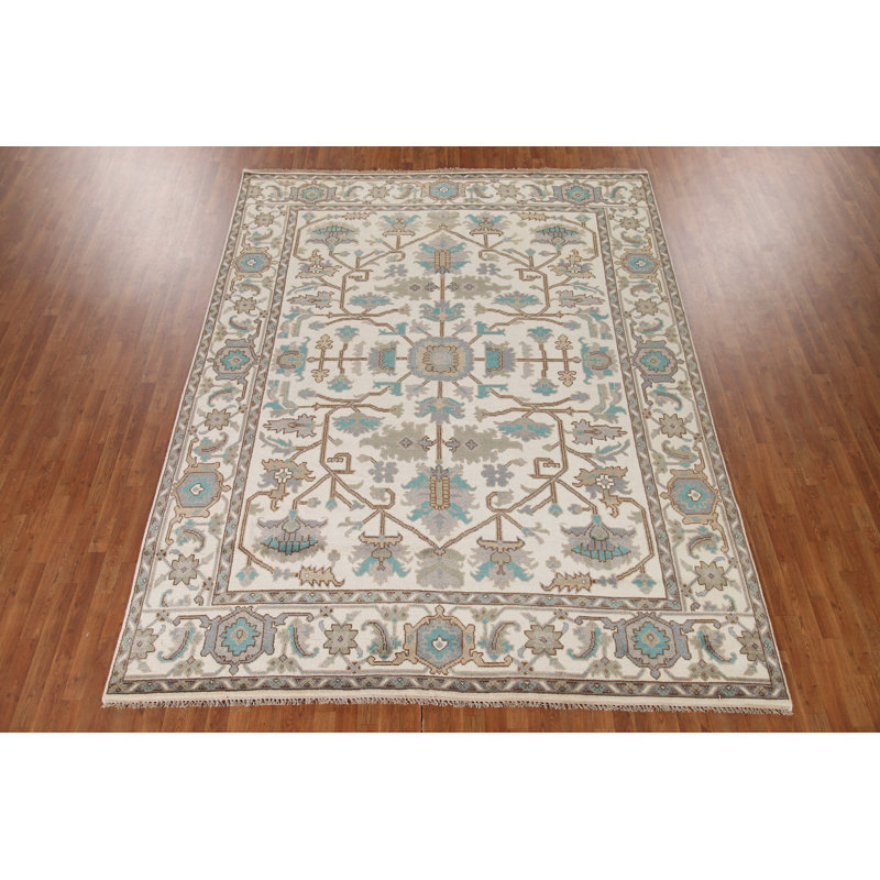 Handmade Wool Oushak Indian Area Rug 9x12