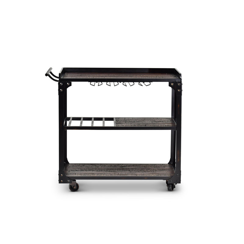 Sherlock - Cart With Casters - Black