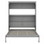Lit escamotable peu encombrant avec tablettes de rangement-1914854877