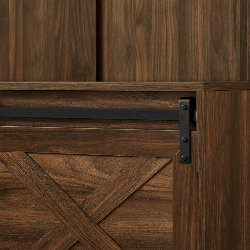Rhowan Hall Tree 40.55'' Wide, Walnut