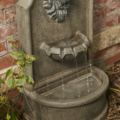 Hand Crafted Weather Resistant Fountain with Light