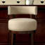Chaises de bar 2 pièces 25 po supportées par de riches pieds en bois foncé-1729214793-1729214795