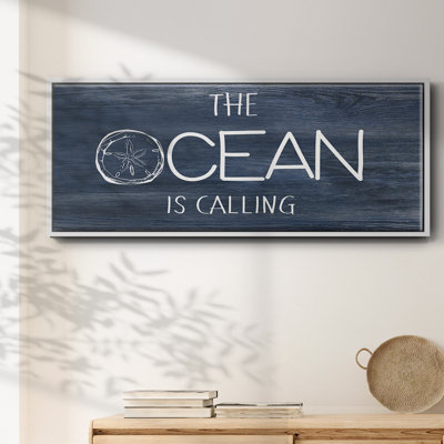 Ocean Calling- Framed Canvas