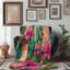 Hawaiian Blooms - Jeté Sherpa de qualité supérieure 1 pièce-770914674