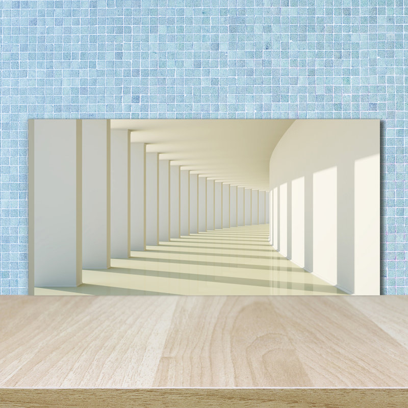 50cm W x 100cm L Glass Peel and Stick Panel