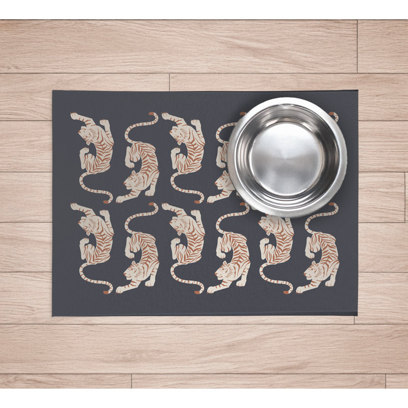 Napperon Hey Tiger, Gris anthracite, H 0,08 po x l 24 po x P 36 po