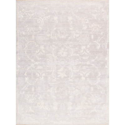 186257 SURINDER WOOL & SILK AFG-04 BEIGE GREY SAND