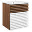 Meuble-lavabo mural 18 po Modway Render-878879584-892489734