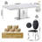 Faux Marble Top Pedestal Dining Set-741975609-739521679-739520080
