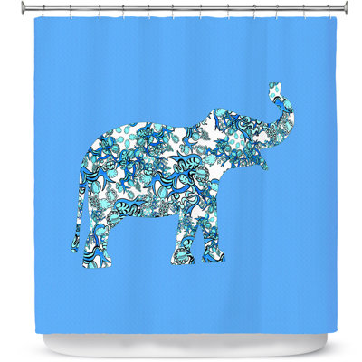 Rideau de douche simple Meunier Elephant II