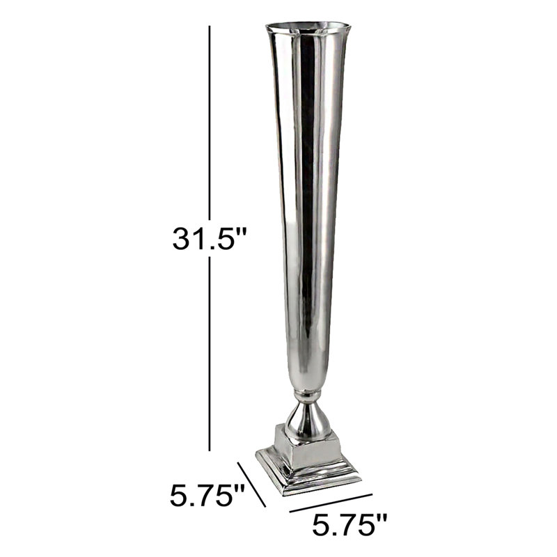 Vase de plancher en aluminium Jahrod