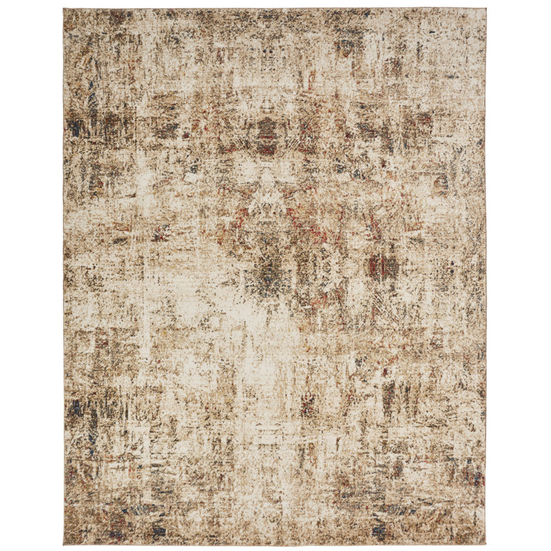 Hoddesd Abstract Indoor Rug, Rectangle 8'6" x 11'6"