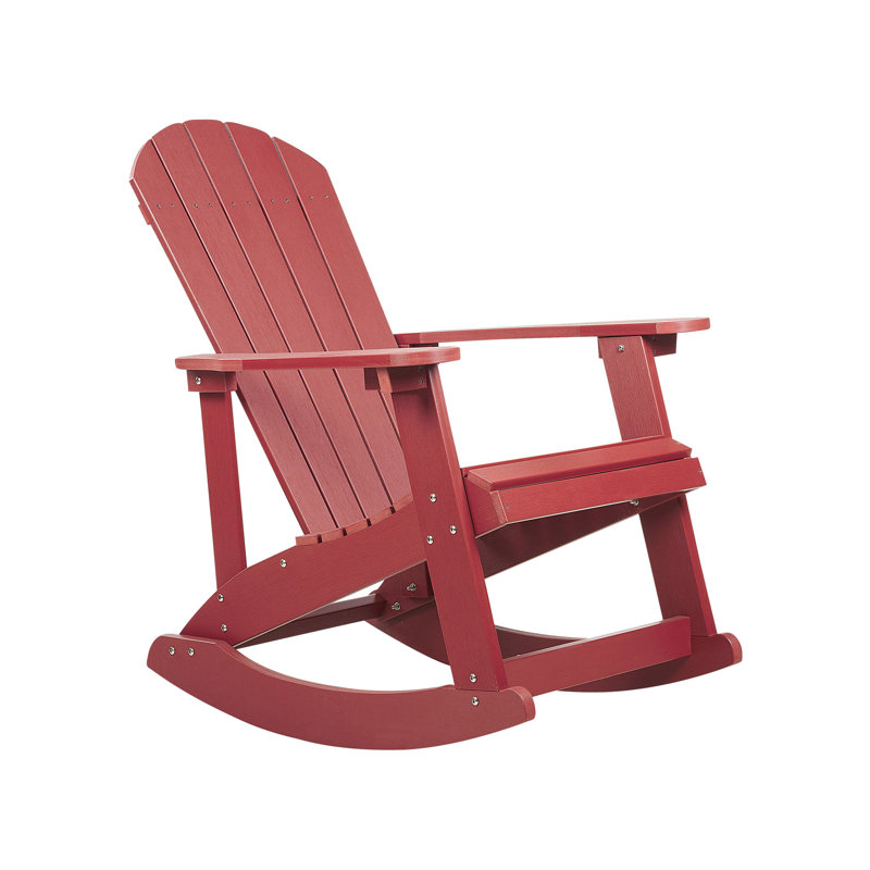 Jost Plastic Rocking Chair, Red 
