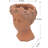 Brown 100% Cement D6x9" Head Bust Planter For Indoor And Outdoor Use In Home Garden, 6.3X5.9X9.1 Inches, 4.6Lbs Accessory Classical Spaces