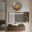 Magnifique horloge murale en forme de tigre - 24 po