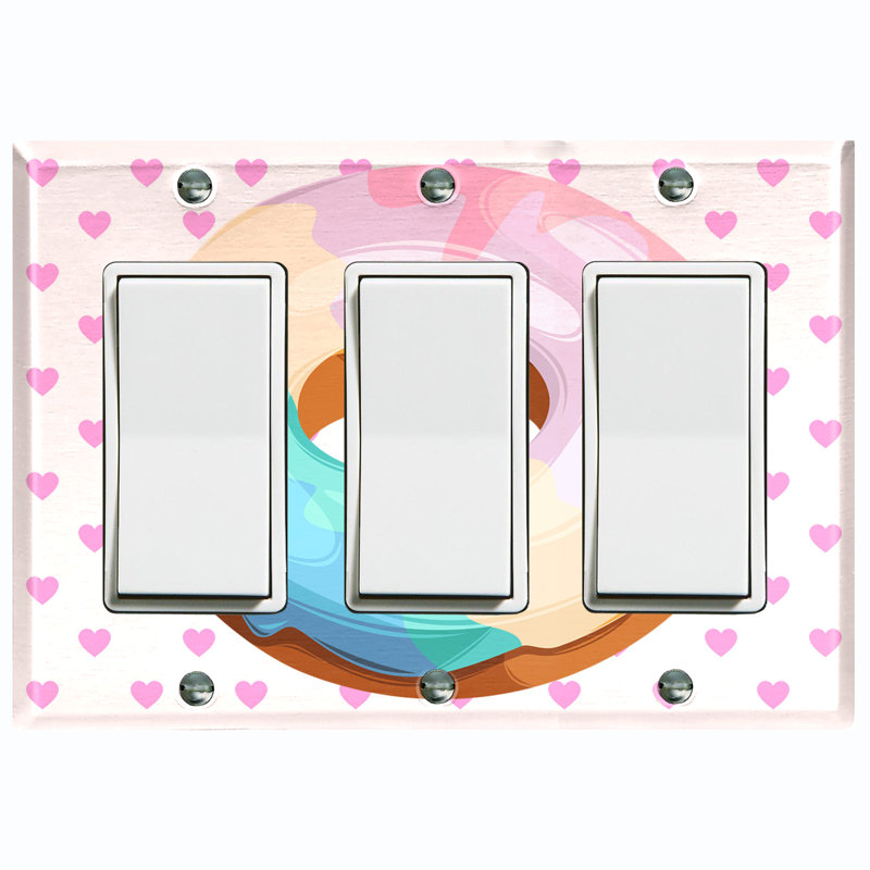 Plaque murale 3 bandes Donut Frosting
