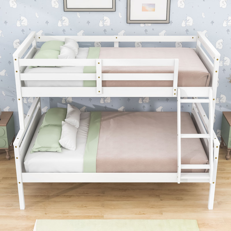 Arista Kids Twin Over Full Bunk Bed, White