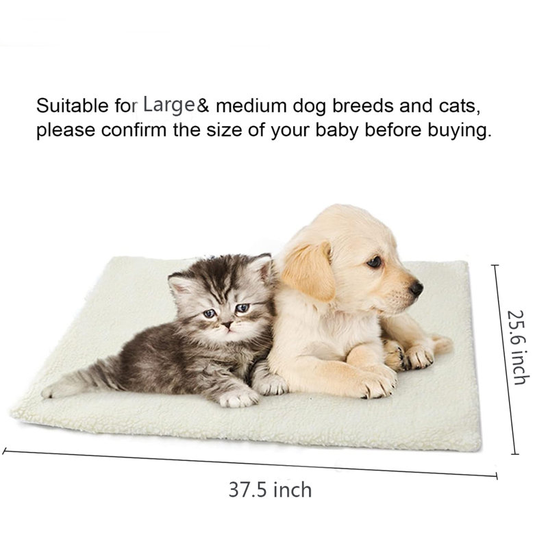 Ensemble de 2 tapis chauffants et chauffants pour animaux de compagnie