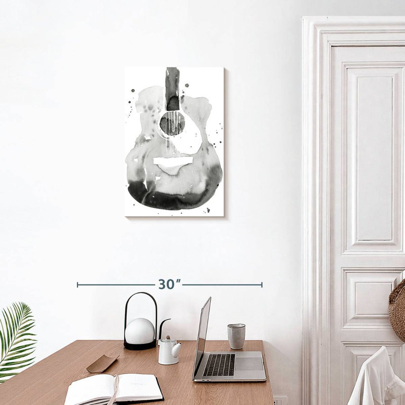 Abarca Guitar Flow II, 24" H x 16" W