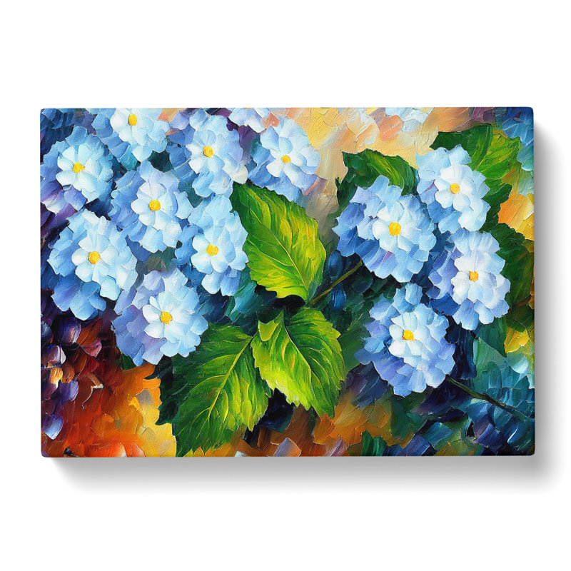 Hydrangea Flowers Vol.4 - Wrapped Canvas, 50cm H x 76cm W x 3cm D