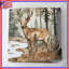Cerf dans la forêt, paysage, literie, faune, couvre-lit-125325383