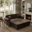 Canapé Chesterfield de 63 po en velours avec garniture cloutée et accoudoirs roulés, canapé de style Mid-Century moderne capitonné avec boutons, brun
