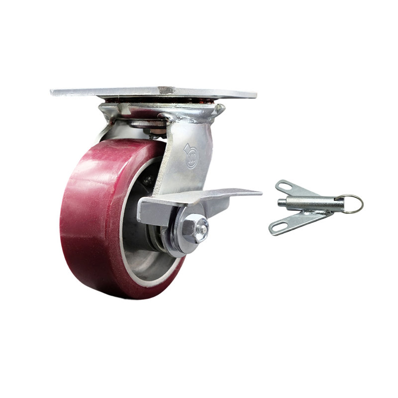 Poly on Aluminum Caster