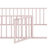 Diocles Metal Floor Bed Frame with Fence & Door-887592369-887592374
