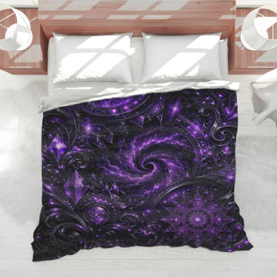 Édredon mauve à fractale fractale