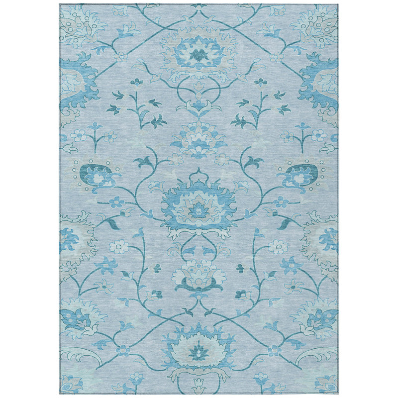 Machine Washable Indoor/Outdoor Chantille ACN2291 Global Rug, Rectangle 8' x 10'