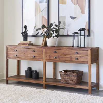 Apothecary 86'' Solid Wood Sideboard