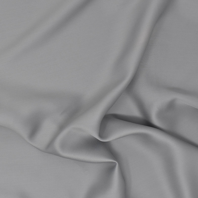 Panda 100% Bamboo Flat Sheet - Hypoallergenic and Breathable, Double (4'6), Quiet Grey