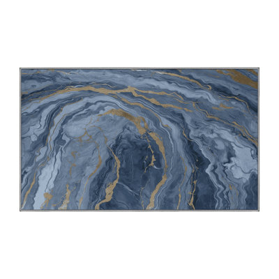Machine Washable Gray Area Rug