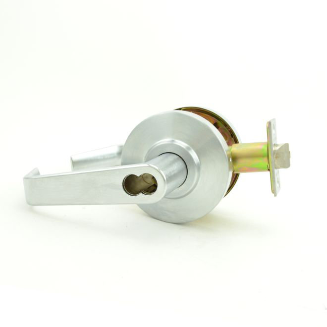 Entry/Office Grade 2 Regular Door Lever, Satin Chrome