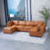 Canapé modulaire en cuir 6 pièces Drua