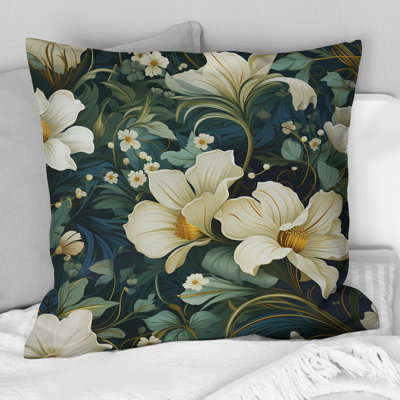 Floral Throw Pillow