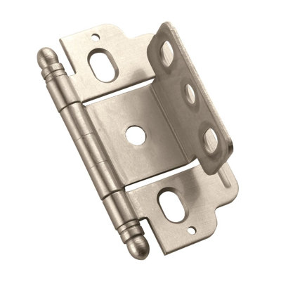 2.25" H × 2.25" W Butt/Ball Bearing Single Cabinet Wrap Hinge