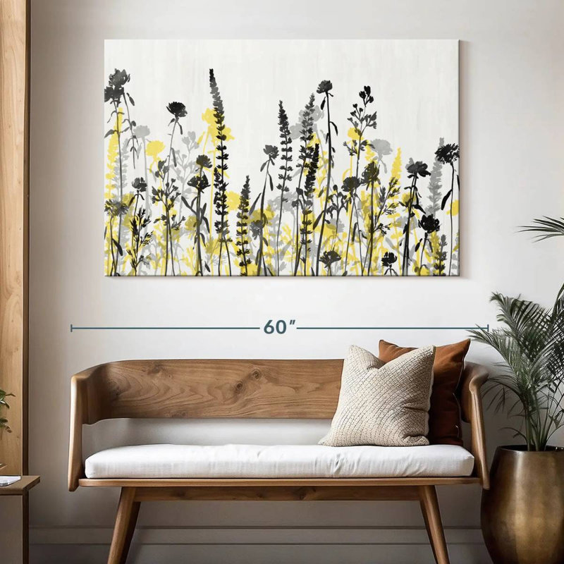 Harnek Wildflower Garden Yellow Version, 34" H x 51" W