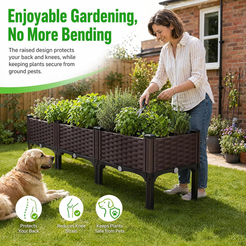 Raised Garden Bed Planter Box